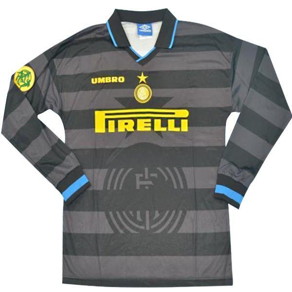 Maillot Football Inter Milan Exterieur ML 2013-2014 Gris